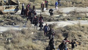 I&scaron; Alepo &scaron;iaurės rytinių rajonų evakuojasi civiliai