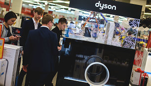 "Dyson" stendo atidarymas "Elektromarkt" parduotuvėje