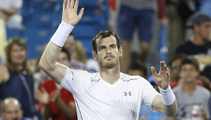 Bernardą Tomičių nugalėjęs Andy Murray &ndash; Sinsinačio &bdquo;Masters&ldquo; turnyro pusfinalyje