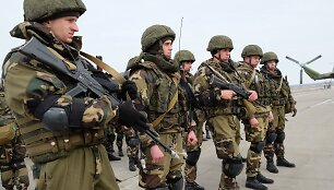 Rusijos specialiosios pajėgos per pratybas