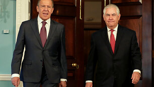Rexas Tillersonas ir Sergejus Lavrovas