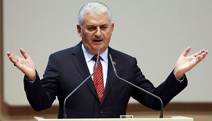Turkijos premjeras Binali Yildirimas