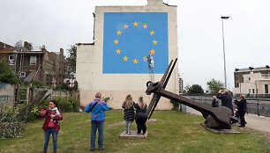 Banksy prie&scaron;inys 