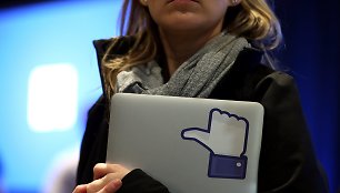 „Facebook“ reklamos tikslais naudos duomenis apie „Patinka“ paspaudimus