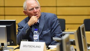 Vokietijos finansų ministras Wolfgangas Schauble