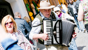 Gatvės muzikos dienos akimirka