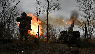 Ukrainos kareivis prie Zaporižios