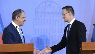 Sergejus Lavrovas ir Peteris Szijjarto