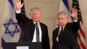 Donaldas Trumpas ir Benjaminas Netanyahu