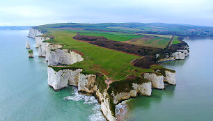Senojo Hario uolos (Old Harry Rocks)
