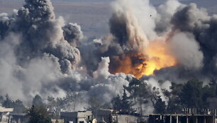 Bombardavimai Sirijoje.