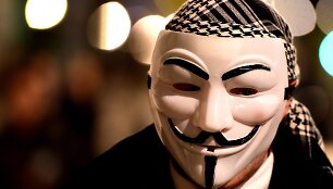 &bdquo;Anonymous&ldquo; simbolis &ndash; Gajaus Fokso kaukė