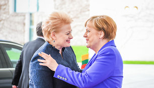 Dalia Grybauskaitė ir Angela Merkel