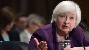 JAV Federalinio rezervo (FED) vadovė Janet Yellen