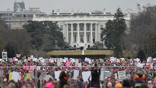 Protestai prie Baltųjų rūmų