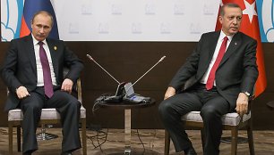 Vladimiras Putinas ir Recepas Tayyipas Erdoganas