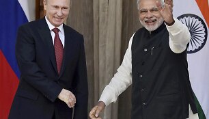V.Putino ir N.Modi susitikimas