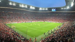  Čempionų lygos pusfinalio varžybos / „Allianz“ arena Miunchene / R.Musteikio nuotr.