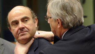 Linksmasis Eurogrupės vadovas Jeanas-Claude'as Junckeris
