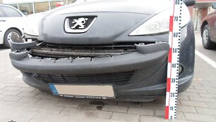 Apgadintas automobilis
