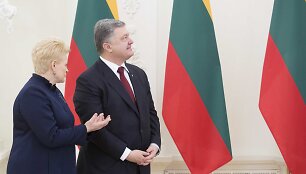 Dalia Grybauskaitė ir Petro Poro&scaron;enka