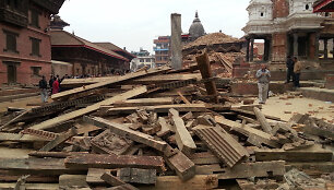 Nepalas po galingo žemės drebėjimo