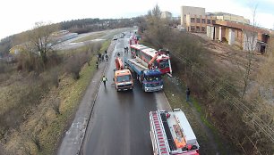 Autobuso avarija Kaune