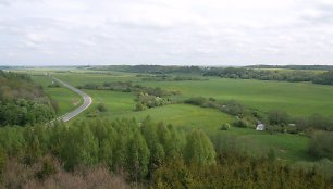 Salanto slėnis iš Kalnalio apžvalgos bokšto