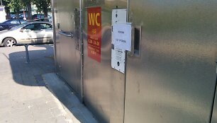 I&scaron;plė&scaron;tas tualetas Klaipėdos centre