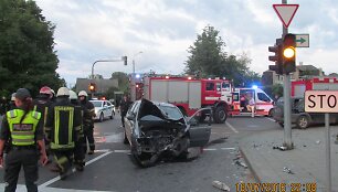 Avarija &Scaron;iauliuose - penki sužeisti