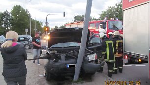Avarija &Scaron;iauliuose &ndash; penki sužeisti