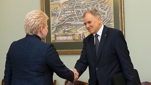 Prezidentė susitiko su Vyteniu Andriukaičiu