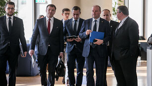 Vilius &Scaron;apoka ir Saulius Skvernelis