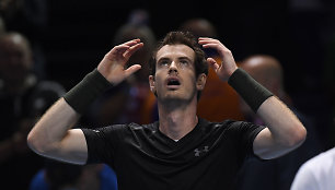 Andy Murray nugalėjo Novaką Džokovičių ir triumfavo „ATP World Tour Finals“ turnyre