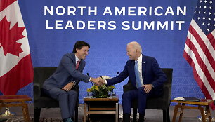 Justinas Trudeau ir Joe Bidenas