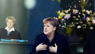 Vokietijos kanclerė Angela Merkel &ndash; vienas pagrindinių Rusijos taikinių