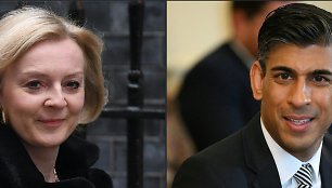 Liz Truss ir Rishi Sunakas