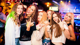 Vakarėlio klube &bdquo;Mojo Lounge&ldquo; akimirka