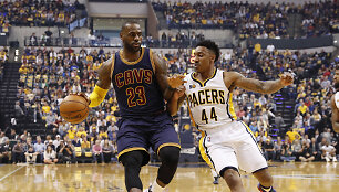 LeBronas Jamesas ir Jeffas Teague