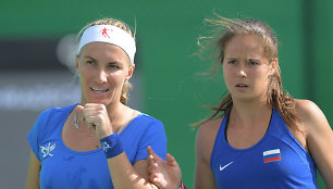 Svetlana Kuznecova ir Darija Kasatkina