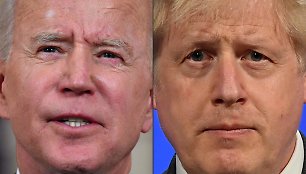 Joe Bidenas ir Borisas Johnsonas