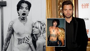 Sebastianas Stanas, Lily James, Pamela Anderson, Tommy Lee