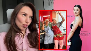 Vaida Vaserė su mama Daiva