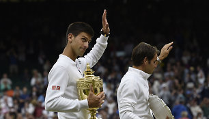 Novakas Džokovičius ir Rogeris Federeris