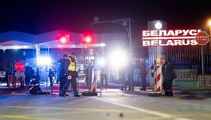 Uždarytas Lavori&scaron;kiu pasienio punktas / BNS nuotr.