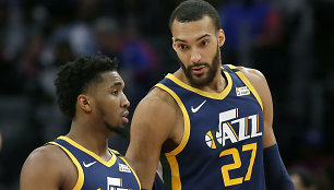 Donovanas Mitchellas ir Rudy Gobert'as