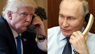 Donaldas Trumpas ir Vladimiras Putinas