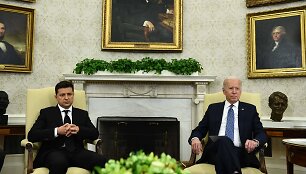 Volodymyras Zelenskis, Joe Bidenas