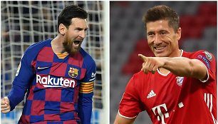 Lionelis Messi ir Robertas Lewandowskis