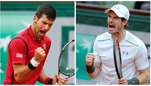 Novakas Džokovičius ir Andy Murray